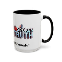 Graphic Drinkware "The UnSpokenTruth" Mug with Accent Coffee Mug (11, 15oz)