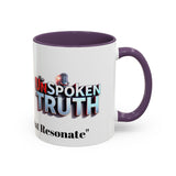Graphic Drinkware "The UnSpokenTruth" Mug with Accent Coffee Mug (11, 15oz)