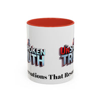 Graphic Drinkware "The UnSpokenTruth" Mug with Accent Coffee Mug (11, 15oz)