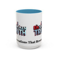 Graphic Drinkware "The UnSpokenTruth" Mug with Accent Coffee Mug (11, 15oz)