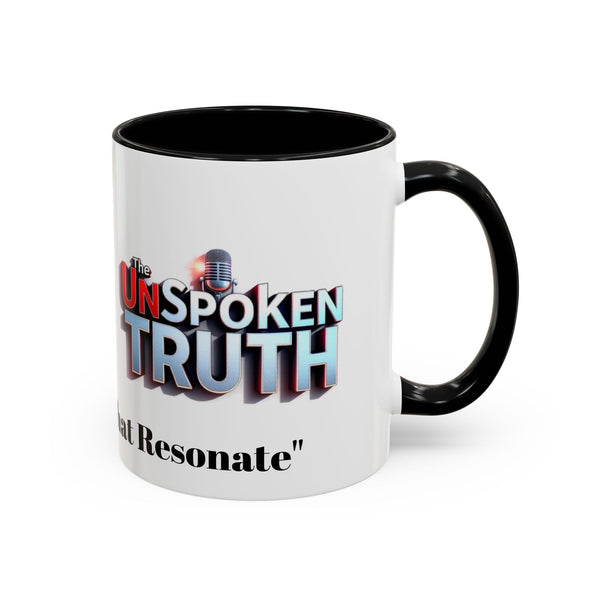 Graphic Drinkware "The UnSpokenTruth" Mug with Accent Coffee Mug (11, 15oz)