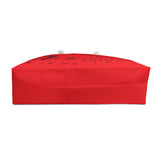 SHE MOTIVATES Tote Bag-RED