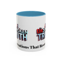 Graphic Drinkware "The UnSpokenTruth" Mug with Accent Coffee Mug (11, 15oz)