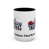 Graphic Drinkware "The UnSpokenTruth" Mug with Accent Coffee Mug (11, 15oz)