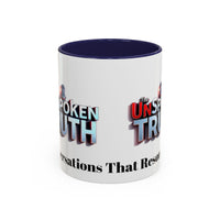 Graphic Drinkware "The UnSpokenTruth" Mug with Accent Coffee Mug (11, 15oz)