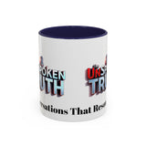 Graphic Drinkware "The UnSpokenTruth" Mug with Accent Coffee Mug (11, 15oz)