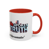 Graphic Drinkware "The UnSpokenTruth" Mug with Accent Coffee Mug (11, 15oz)
