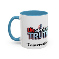 Graphic Drinkware "The UnSpokenTruth" Mug with Accent Coffee Mug (11, 15oz)