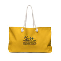 Canvas Custom Tote-Boss Lady