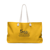 Canvas Custom Tote-Boss Lady