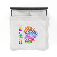 Cancer Awareness Plush Blanket