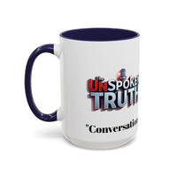 Graphic Drinkware "The UnSpokenTruth" Mug with Accent Coffee Mug (11, 15oz)