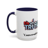 Graphic Drinkware "The UnSpokenTruth" Mug with Accent Coffee Mug (11, 15oz)