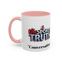 Graphic Drinkware "The UnSpokenTruth" Mug with Accent Coffee Mug (11, 15oz)