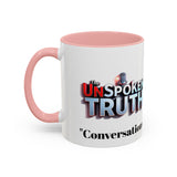 Graphic Drinkware "The UnSpokenTruth" Mug with Accent Coffee Mug (11, 15oz)