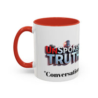 Graphic Drinkware "The UnSpokenTruth" Mug with Accent Coffee Mug (11, 15oz)