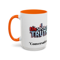 Graphic Drinkware "The UnSpokenTruth" Mug with Accent Coffee Mug (11, 15oz)