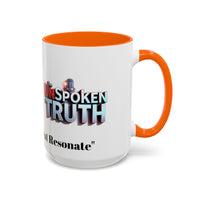 Graphic Drinkware "The UnSpokenTruth" Mug with Accent Coffee Mug (11, 15oz)