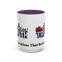 Graphic Drinkware "The UnSpokenTruth" Mug with Accent Coffee Mug (11, 15oz)