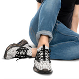 GRAPHIC "FAITH" Mesh Sneakers