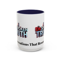 Graphic Drinkware "The UnSpokenTruth" Mug with Accent Coffee Mug (11, 15oz)