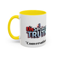 Graphic Drinkware "The UnSpokenTruth" Mug with Accent Coffee Mug (11, 15oz)