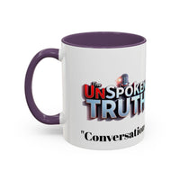 Graphic Drinkware "The UnSpokenTruth" Mug with Accent Coffee Mug (11, 15oz)