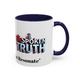 Graphic Drinkware "The UnSpokenTruth" Mug with Accent Coffee Mug (11, 15oz)