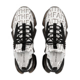 GRAPHIC "FAITH" Mesh Sneakers
