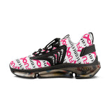 Graphic Custom Designed "FU&K Cancer" Mesh Sneakers