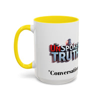 Graphic Drinkware "The UnSpokenTruth" Mug with Accent Coffee Mug (11, 15oz)