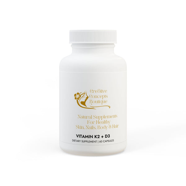 Vitamin K2 + D3 Supplement (60 Capsules)