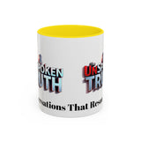 Graphic Drinkware "The UnSpokenTruth" Mug with Accent Coffee Mug (11, 15oz)