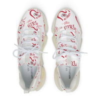 Graphic Custom Designed Ladies "Kansas Chief" Mesh Sneakers