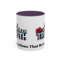 Graphic Drinkware "The UnSpokenTruth" Mug with Accent Coffee Mug (11, 15oz)