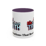 Graphic Drinkware "The UnSpokenTruth" Mug with Accent Coffee Mug (11, 15oz)