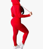 Two Pcs Chill Set, Hooded Jacket & Matching Pants