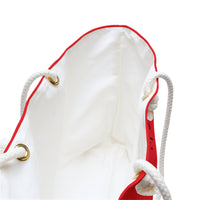 SHE MOTIVATES Tote Bag-RED