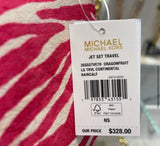 MICHAEL KORS, Jet Set Travel Zebra Print Calf Hair Continental Wallet/ Wristlet Phone Case