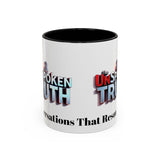Graphic Drinkware "The UnSpokenTruth" Mug with Accent Coffee Mug (11, 15oz)