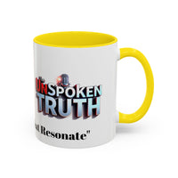 Graphic Drinkware "The UnSpokenTruth" Mug with Accent Coffee Mug (11, 15oz)