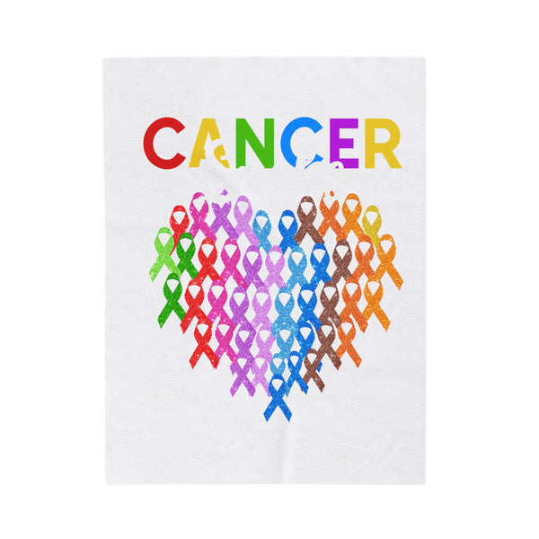 Cancer Awareness Plush Blanket