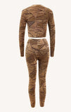 Fashion 2pcs Set with Slim Fit, Geometric Print