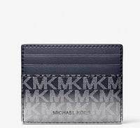 Michael Kors, Limited Edition Cooper Ombré Leather Logo Tall Card Case