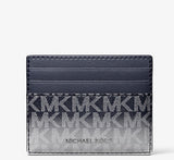 Michael Kors, Limited Edition Cooper Ombré Leather Logo Tall Card Case