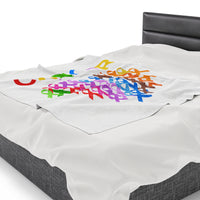 Cancer Awareness Plush Blanket