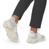GRAPHIC "FAITH" Mesh Sneakers