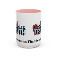 Graphic Drinkware "The UnSpokenTruth" Mug with Accent Coffee Mug (11, 15oz)