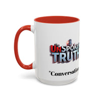 Graphic Drinkware "The UnSpokenTruth" Mug with Accent Coffee Mug (11, 15oz)