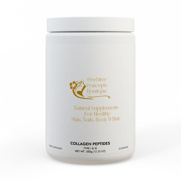 Collagen Peptides Type I & III Supplement (350g, 12.3oz)